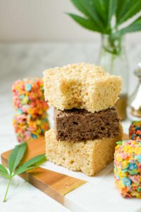 EASY CANNABIS RICE KRISPIE TREATS